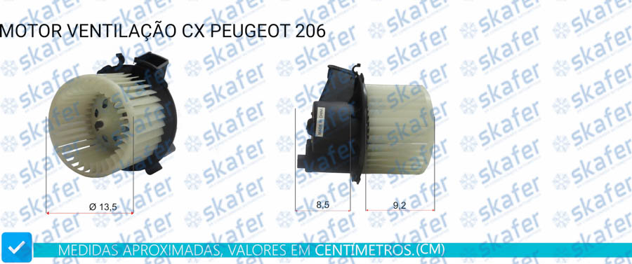 Motor Caixa Peugeot 206