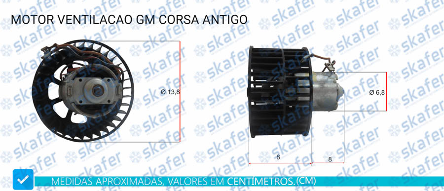 Motor de Ventilação CX GM Corsa 94 >