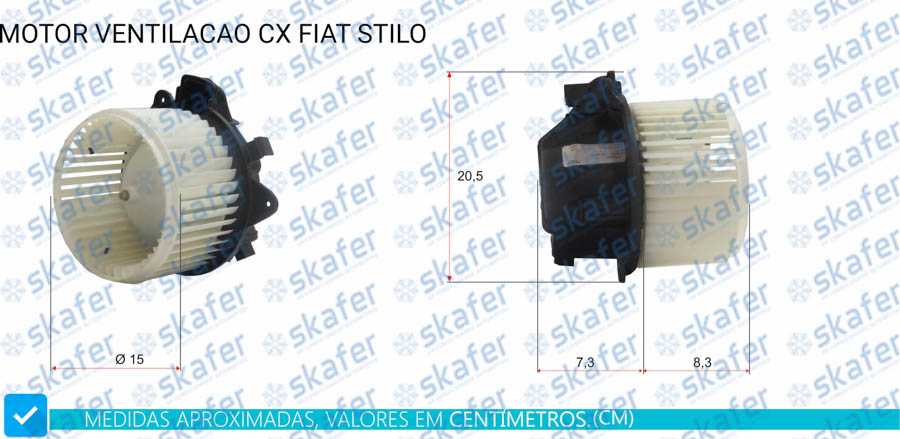 Motor Ventilação CX Fiat Stilo