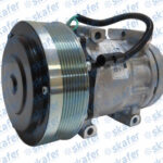 COMPRESSOR CASE NEW HOLLAND PÁ CARREGADEIRA W130 621D 1835106 17004300A SANDEN