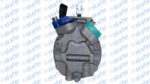 COMPRESSOR VW VOLKSWAGEN FOX CROSSFOX SPACEFOX POLO 2004 YN437190-0350RC DENSO - Imagem 3
