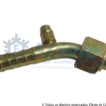 CONEXÃO 10MM 45° FEMEA AÇO COM VÁLVULA R134A 6029