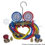 MANOMETRO R134A MANGUEIRAS 1,5M VULKAN