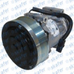 COMPRESSOR CASE NEW HOLLAND PÁ CARREGADEIRA W130 621D 86983968 504080930 SANDEN