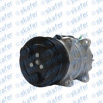 COMPRESSOR VALEO TM16 HS 8PK 12V 8 ORELHAS SAIDA TRASEIRA