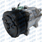 COMPRESSOR SANDEN 5H14 24V 8PK SAIDA TRASEIRA ROSCA 7868s 7436 600799 AC.100.799 AC100799
