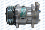 COMPRESSOR SANDEN SD5H14 2A-132MM 12V SAÍDA PARA CIMA 010021052 5067 17006626A 010021052 - Imagem 3