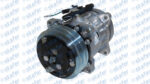 COMPRESSOR SANDEN 7H15 8 ORELHAS 2A 12V SAÍDA FLEX HORIZONTAL ORIGINAL 3767 52151 05664860A