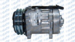 COMPRESSOR SANDEN 7H15 8 ORELHAS 2A 12V SAÍDA FLEX HORIZONTAL ORIGINAL 3767 52151 05664860A - Imagem 2