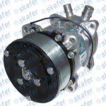 COMPRESSOR SANDEN 5H14 S714 8 ORELHAS 12V 7PK 132MM 9344s 600.249 4572300011 4572300311