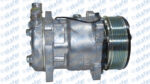 COMPRESSOR SANDEN 5H14 S714 8 ORELHAS 12V 7PK 132MM 9344s 600.249 4572300011 4572300311 - Imagem 4
