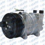 COMPRESSOR VALEO TM16 HS 8PK 12V 8 ORELHAS SAÍDA VERTICAL 7071s 5244 600239 20-46120