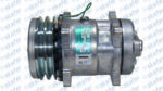 COMPRESSOR SANDEN 5H14 8 ORELHAS 24V 2A 132MM SAIDA TRASEIRA ENGATE 9046s YN437190-0220RC YN4371900220RC - Imagem 2