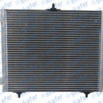 CONDENSADOR CITROEN C3 ATÉ 07/2010 PEUGEOT 208 FLUXO PARALELO