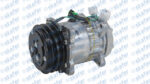 COMPRESSOR MODELO SANDEN 7H15 24V 2A SAÍDA PARA CIMA 3953 YN437190-0301RC YN4371900301RC DENSO