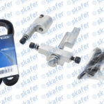 KIT SUPORTE COM CORREIA VOLVO EDC/NL COMPRESSOR SANDEN