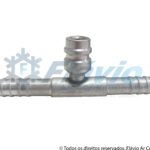 EMENDA 8MM ALUMÍNIO COM VÁLVULA R134A SEM CLIP 815