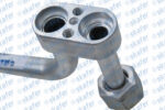 CONEXAO TUBO LIQUIDO DUPLO SAIDA EVAPORADOR FORD CAMINHAO CARGO ADAPTAÇÃO BC446870-9621 - Imagem 3