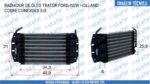 RADIADOR DE ÓLEO FORD NEW HOLLAND TRATOR  6610 6630 7610 7630 COBRE CONEXOES 3/8 E8NN7A095BA SKAFER - Imagem 6