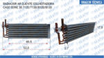 RADIADOR DE AR QUENTE CASE COLHEITADEIRA SERIE 30 7120 7130 8120 8130 87754225 SKAFER - Imagem 6