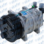 COMPRESSOR MODELO SELTEC TM16 8 ORELHAS 8PK 24V SAIDA PARA CIMA