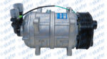 COMPRESSOR MODELO SELTEC TM16 8 ORELHAS 8PK 24V SAIDA PARA CIMA - Imagem 4