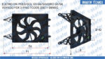 ELETROVENTILADOR VOLKSWAGEN POLO GOL G5 G6 SAVEIRO G5 G6 VOYAGE FOX 3 PINO TODOS 2007 EM DIANTE DENSO - Imagem 7