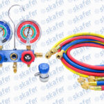 MANÔMETRO MASTERCOOL R134A MANGUEIRA 1800MM EM ALUMÍNIO