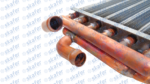 RADIADOR AR QUENTE CASE MINI CARREGADEIRA SV185 TUBO ALETAS COBRE 47456099 SKAFER - Imagem 5