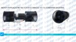 MOTOR CX T60-79 SEM CARACOL 1 VELOCIDADE 12V 2 TURBINAS 101 100 112 101100112 IMOBRAS - Imagem 5