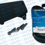 KIT SUPORTE C/CORREIA RENAULT MASTER 2.5 P/SANDEN ORELHA