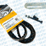 KIT SUPORTE C/CORREIA IVECO EUROTECH P/SANDEN ORELHAS