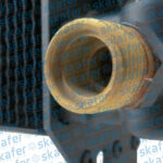 CONDENSADOR CASE TRATOR MAGNUM 180 250 335 MX T8 TG COM RADIADOR DE ÓLEO COBRE 8 ALETAS POR POLEGADA (APP) 1543131 84345653 SKAFER