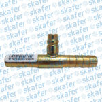 EMENDA 10MM AÇO COM VÁLVULA R134A SEM CLIP