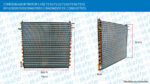 CONDENSADOR CASE TRATOR 7210 722 7230 7240 7250 8910 8920 8930 8940 8950 COM RADIADOR DE COMBUSTÍVEL 181583A1 SKAFER - Imagem 9