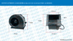 MOTOR VENTILADOR JOHN DEERE TRATOR 6180J 5310 6140 6165J 7500 0130 115 604 AL11088 ORIGINAL BOSCH 0130115604 - Imagem 6