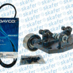 KIT SUPORTE COM CORREIA GM S10 2.5 2.8 MOTOR MAXION SANDEN 5H14 7H15 ORELHA