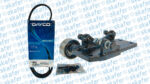 KIT SUPORTE COM CORREIA GM S10 2.5 2.8 MOTOR MAXION SANDEN 5H14 7H15 ORELHA