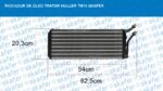 RADIADOR DE ÓLEO TRATOR MULLER TM16 SKAFER - Imagem 6