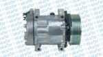 COMPRESSOR JCB MODELO SANDEN PASSANTE 8PK 12V 124M 32008562 320/08562 - Imagem 2