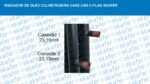 RADIADOR DE ÓLEO COLHEITADEIRA CASE 2388 6 FILAS SKAFER - Imagem 7