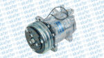 COMPRESSOR SANDEN 5H14 8 ORELHAS 12V 2A 130MM SAIDA PARA CIMA YN437190-0210RC YN4371900210RC 600028 AC.100.116 AC100116 270861 20-10018 - AM 2010018AM 2112 C005 10021050 100028 3384
