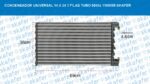 CONDENSADOR UNIVERSAL 14 X 24 3 FILAS TUBO 8855s 1169508 SKAFER - Imagem 8