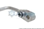 TUBO CONDENSADOR PARA FILTRO FORD CARGO 650128 DENSO ALUMINIO - Imagem 2