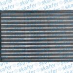 CONDENSADOR VALTRA MASSEY FERGUSON TRATOR BT 7140 COBRE 3 FILAS TUBO ALETAS SKAFER