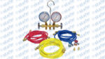 MANÔMETRO R134A R12 COM ENGATES 2 KITS DE MANGUEIRAS 1,9M SEM MALETA ROBINAIR
