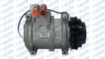 COMPRESSOR FIAT IVECO STRALIS DAILY EUROESTAR 4PK 24V 10PA17C504385146 8FK351108961 447190-13402C BC 44719013402C  BC447190-13402C BC44719013402C 437100-6441RC 4371006441RC ORIGINAL DENSO - Imagem 4