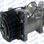 COMPRESSOR DENSO MODELO SANDEN 7H15 ORELHA 12V 8PK 119MM SAÍDA PARA CIMA  3566 YN437190-0310RC YN4371900310RC YN437190-0311RC YN4371900311RC