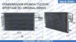 CONDENSADOR HYUNDAI TUCSON SPORTAGE 2005 EM DIANTE 976062E000 DA447770-2020RC ORIGINAL DENSO - Imagem 6