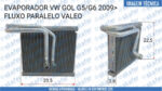 EVAPORADOR VOLKSWAGEN GOL G5 G6 2009 EM DIANTE DI446610-5580RC ORIGINAL DENSO - Imagem 6